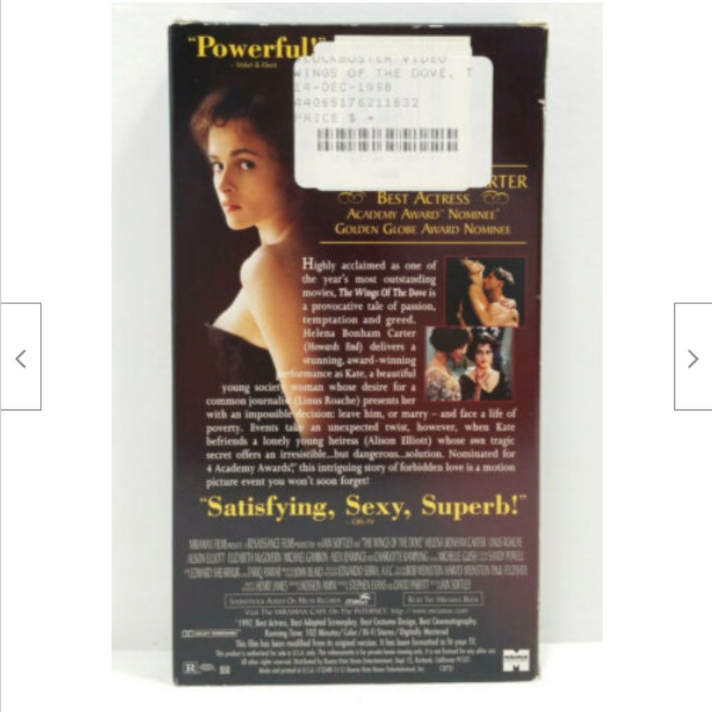 The Wings of the Dove (VHS, 1997) 4825E1M - Picture 4 of 11